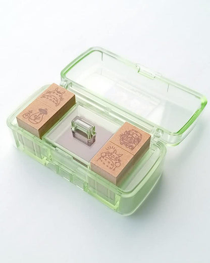 Ensemble de mini tampons Totoro Chat Bus