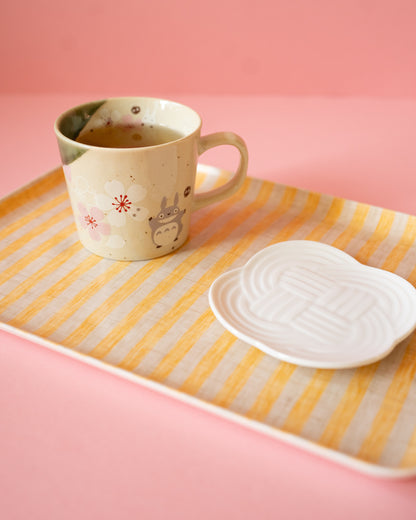 Plateaux en lin taille S Fog Linen Work (3 motifs au choix)