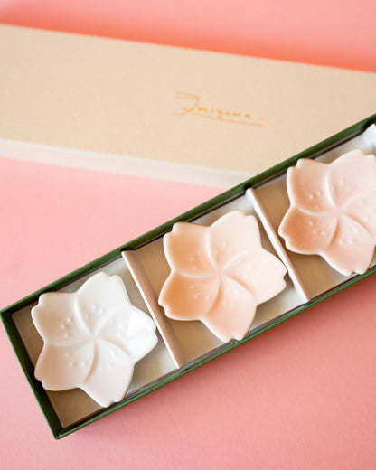 Set of 5 Sakura Miyama Chopstick Rests