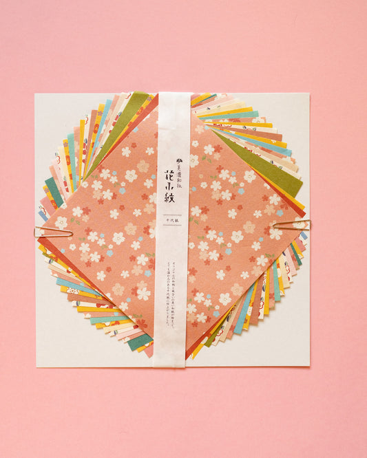 Ensemble de papier Chiyogami et Papier Washi Mino pour Origami et Collages