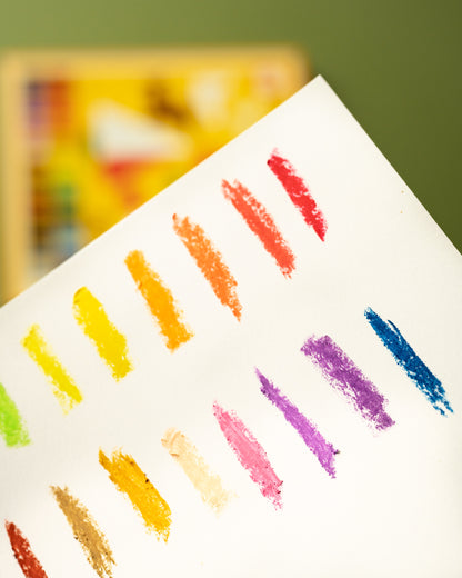Pastels à l'huile 24 couleurs Sakura Cray-Pas
