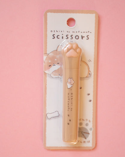Shiba Dog Paw Compact Scissors