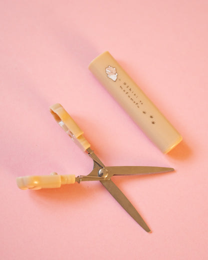 Shiba Dog Paw Compact Scissors