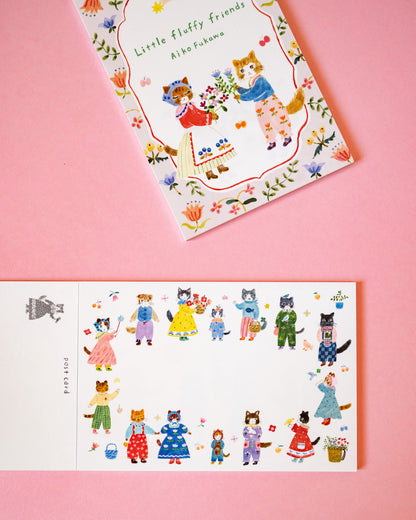 Bloc de 10 Cartes Postales Amis Duveteux Aiko Fukawa