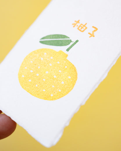 Carte Tamponnée Yuzu Hankodori