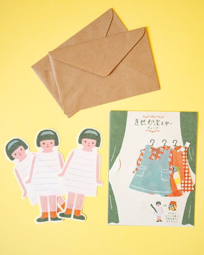 Mini Set de Papier à Lettres Robes Retro