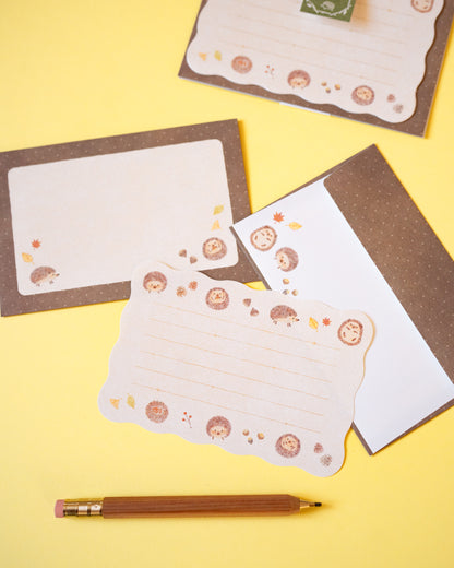 Set de Papier à Lettre Hérissons