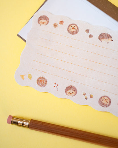Set de Papier à Lettre Hérissons