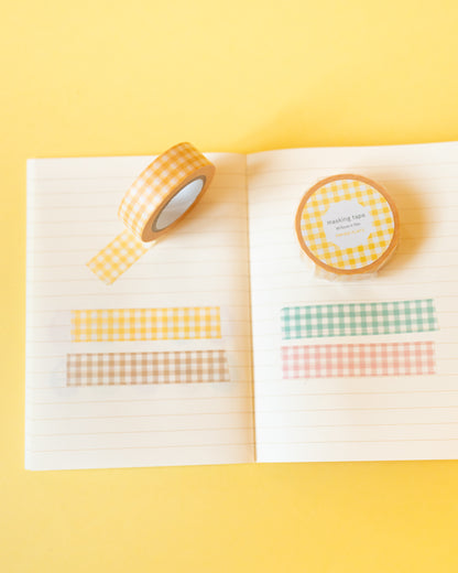 Beige Vichy Masking Tape