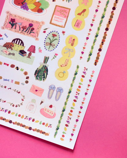 Stickers repositionnables Ma vie Yuru Log Midori