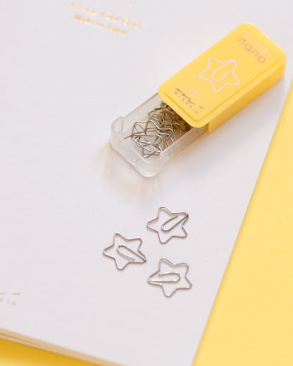 D-clip Nano Midori Star Paper Clips