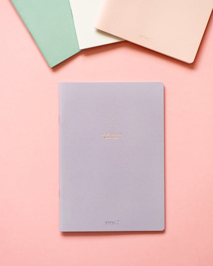Cahier Pointillé Mauve Midori