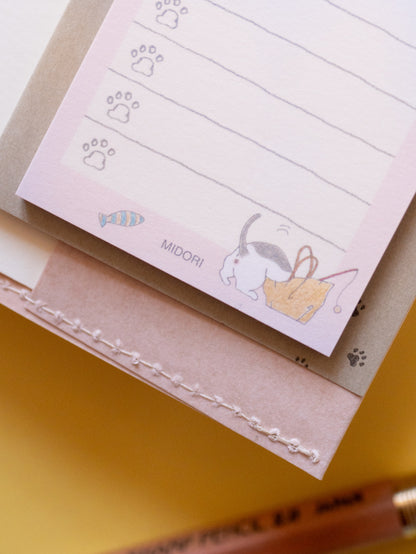 Notes Auto-collantes To Do Chat Rose Midori