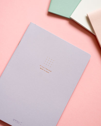 Cahier Pointillé Mauve Midori