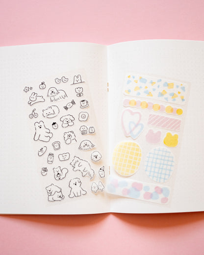 Midori Cute Animal Stickers
