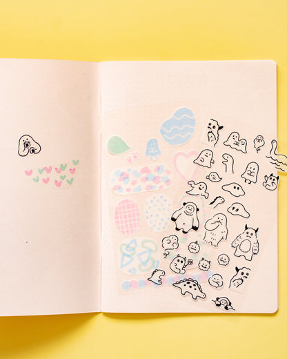 Stickers Monstres Mignons Midori