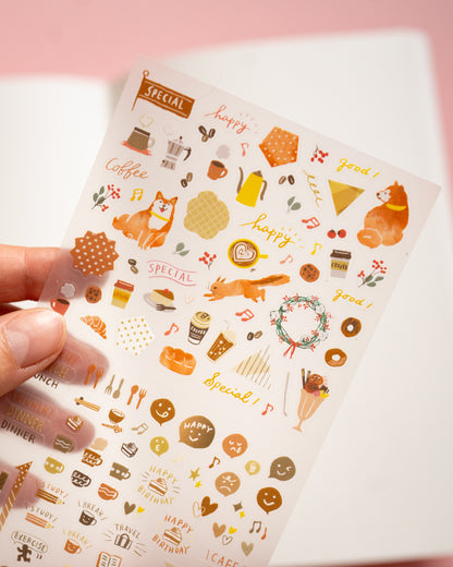 Stickers Cosy Marron Midori