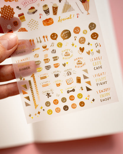 Stickers Cosy Marron Midori