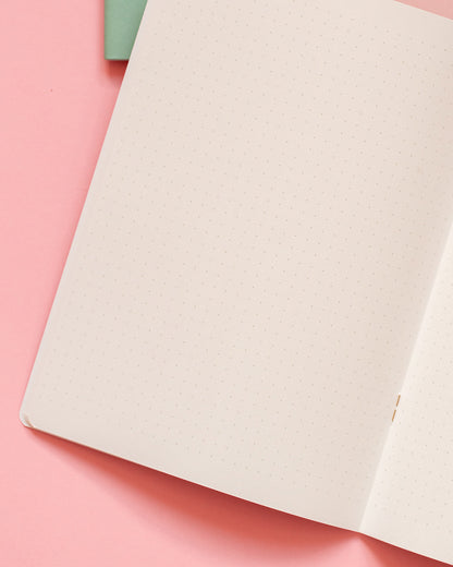 Midori White Dotted Notebook