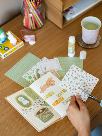 Decorative Paper Set Dogs for Scrapbooking