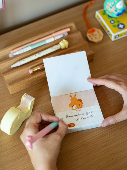 Stylo Flamand Rose Bicolore
