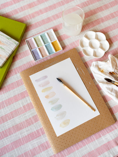 Peinture Aquarelle 8 Couleurs Pastel Irisées Kissho Pearl