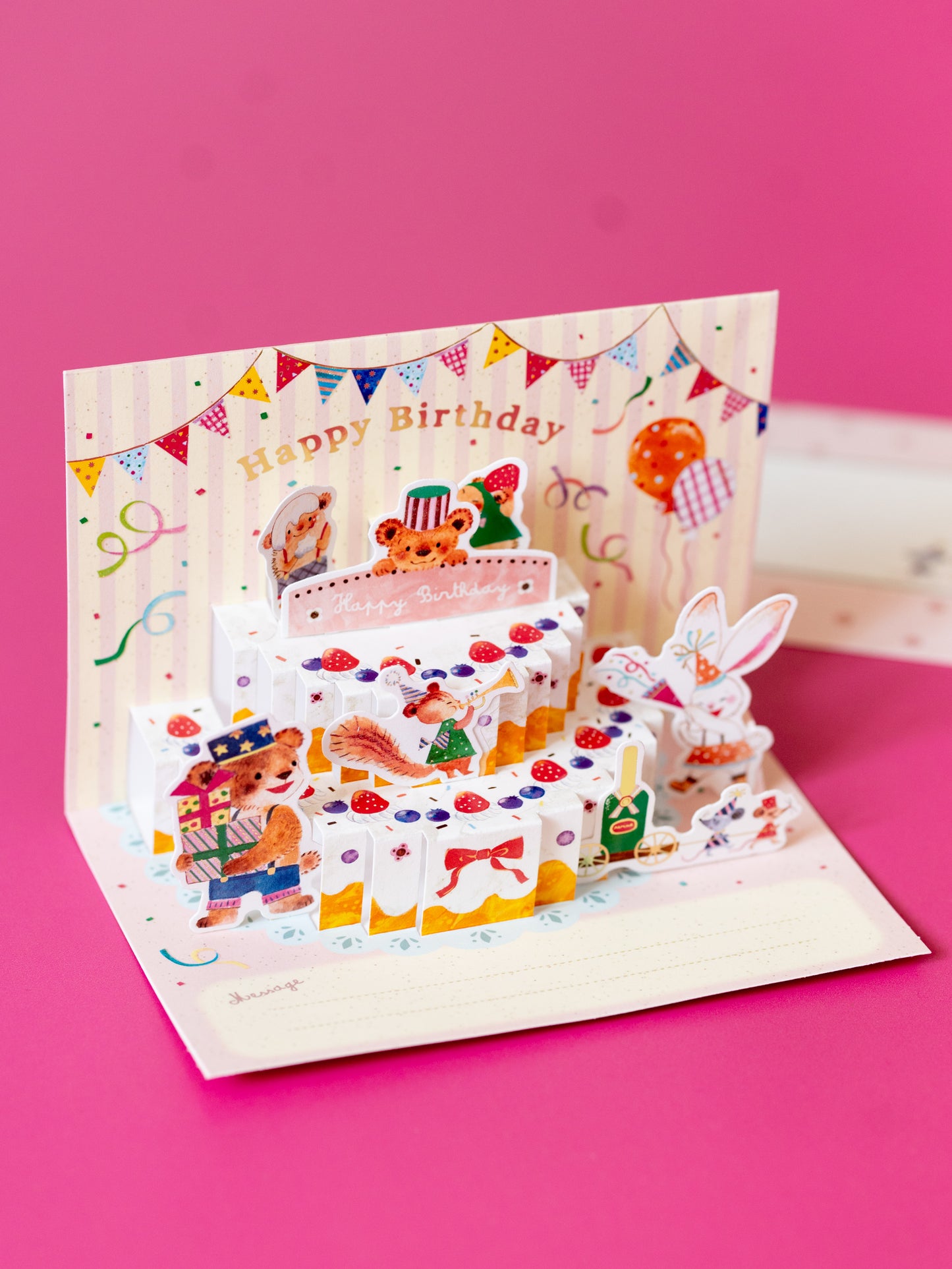 Carte Pop-Up Fête d'anniversaire