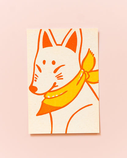 Carte Retro Kitsune