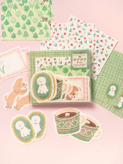 Decorative Paper Set Dogs for Scrapbooking