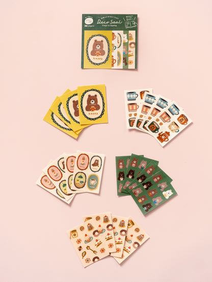 Deco seal stickers Greedy bears