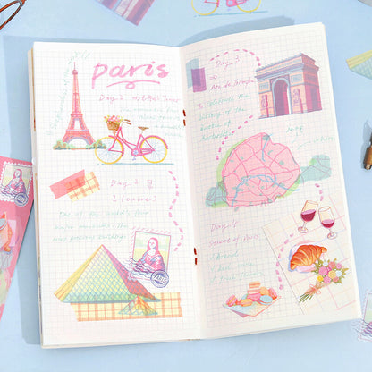 City Walk Paris Stickers - Clear Seal BGM