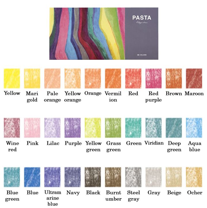 Box of 30 Pastel Markers Pasta Kokuyo