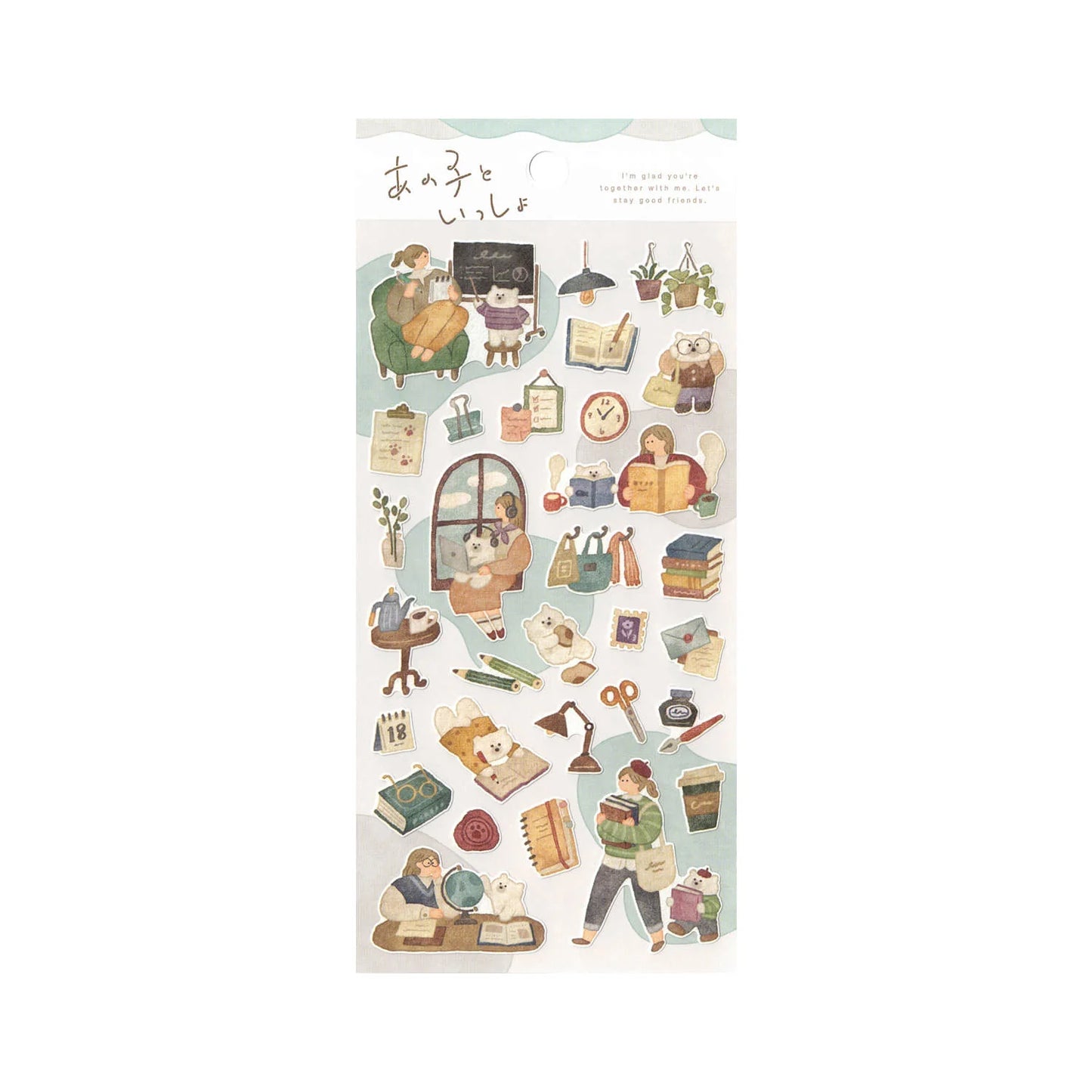 Anoko to Issho Polar Bear Mindwave Stickers