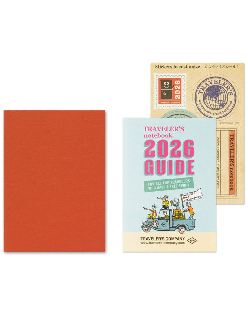 Agenda Mensuel 2026 Passeport Traveler's Company Notebook