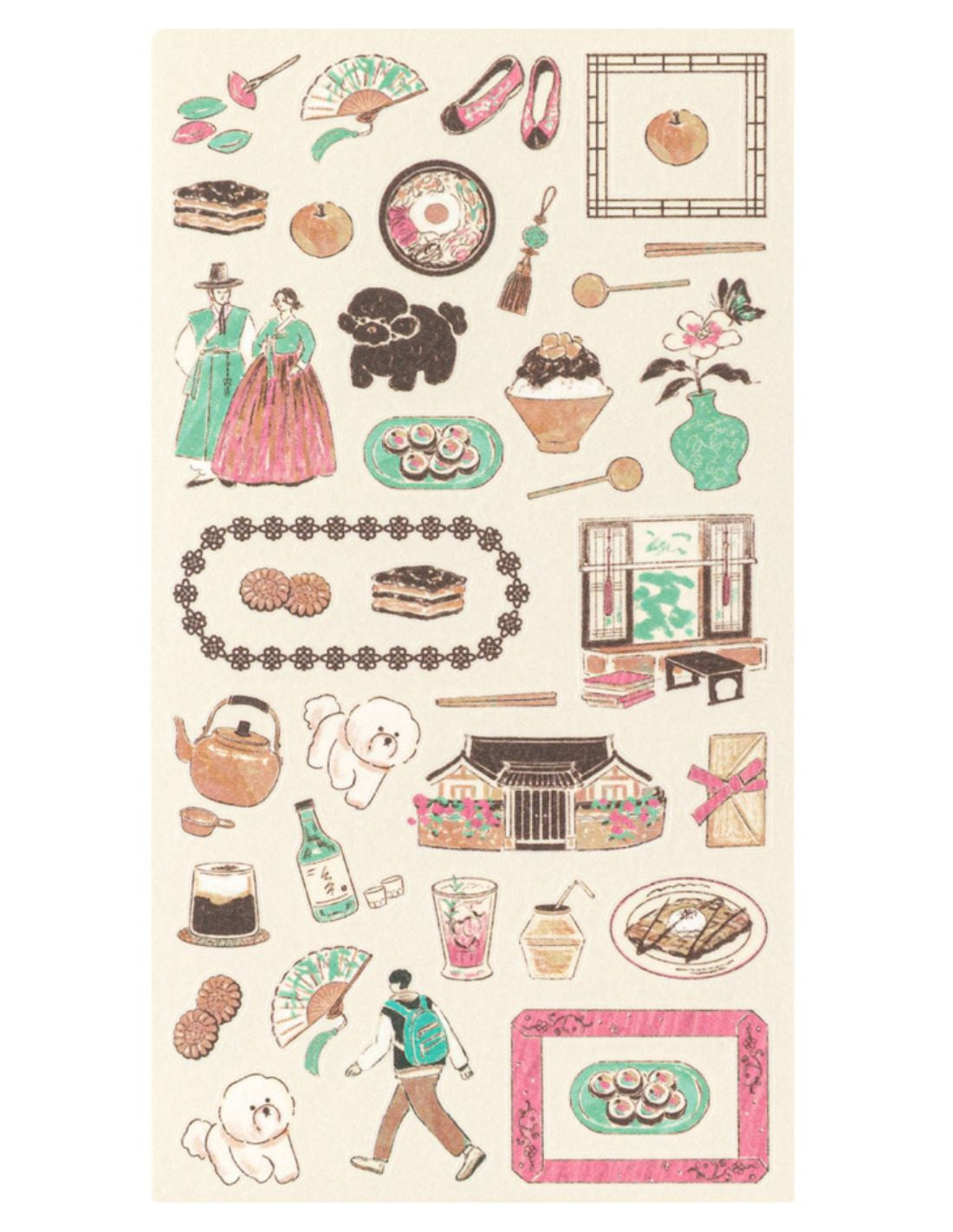 Stickers Thème Corée Midori