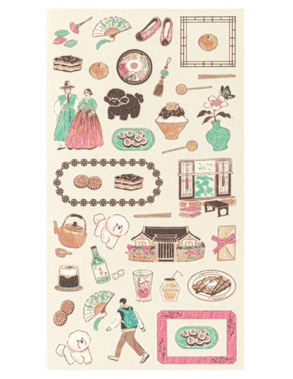 Stickers Thème Corée Midori