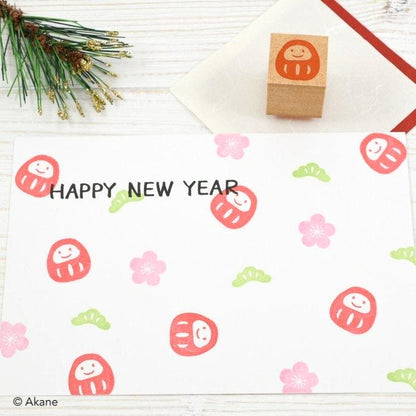 Akane Lucky Daruma Stamp