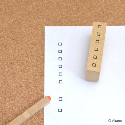 Check list Akane stamp (2 stamps)
