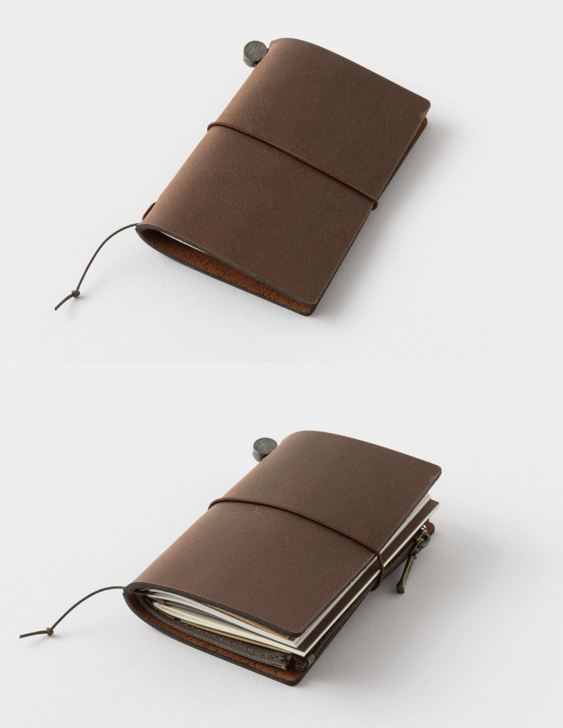 Traveler's Notebook Card Size 20th Anniversary Set - Brown