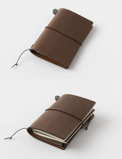 Traveler's Notebook Card Size 20th Anniversary Set - Brown