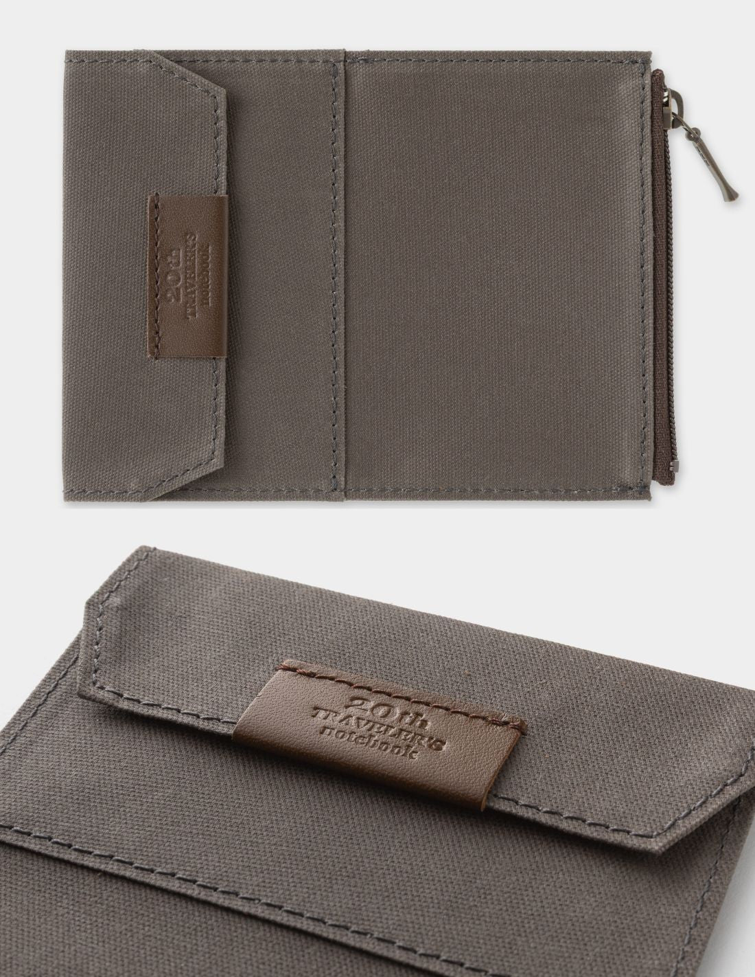Traveler's Notebook Card Size 20th Anniversary Set - Brown