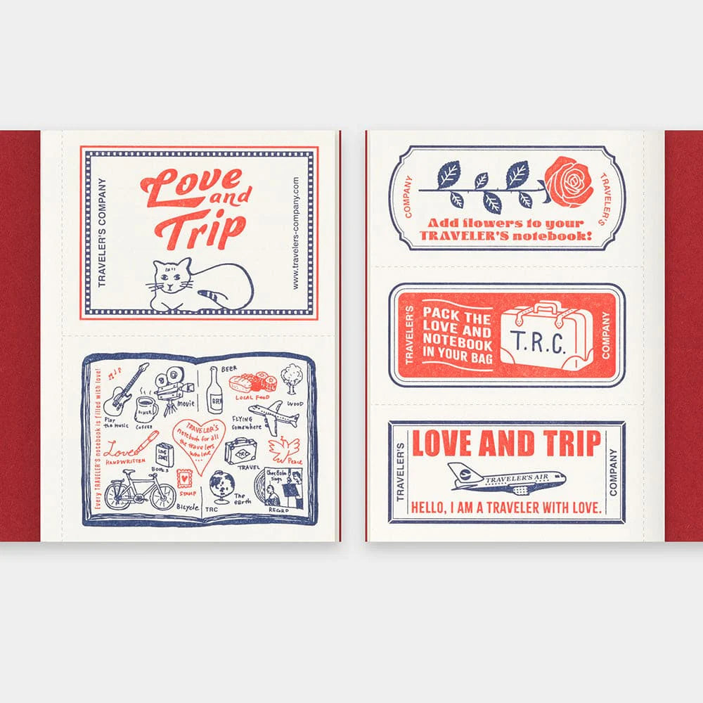 Traveler's Company Notebook Passeport Love and Trip - Edition Limitée