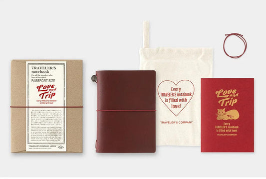 Traveler's Company Notebook Passeport Love and Trip - Edition Limitée