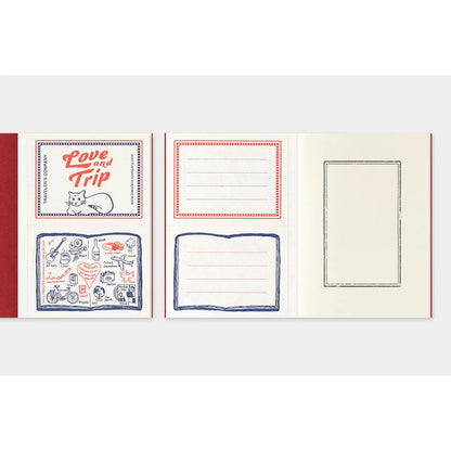 Traveler's Company Notebook Passeport Love and Trip - Edition Limitée