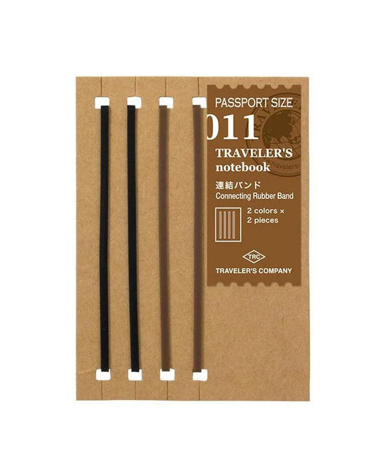 Elastiques à Relier Passeport TRAVELER'S notebook Refill Connecting Rubber Band 011