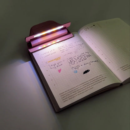 Pince à livre avec lampe de lecture - Blanc - Sun-Star Terasuno