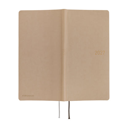 Agenda Hobonichi Techo Weeks – Smooth Café au Lait 2027