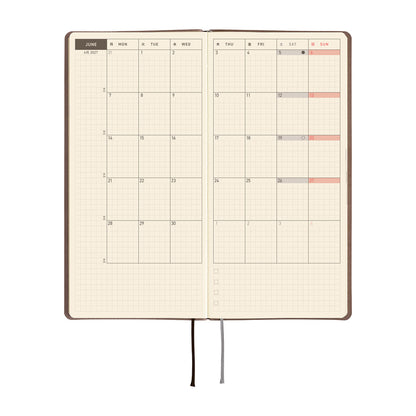Agenda Hobonichi Techo Weeks – Smooth Café au Lait 2027