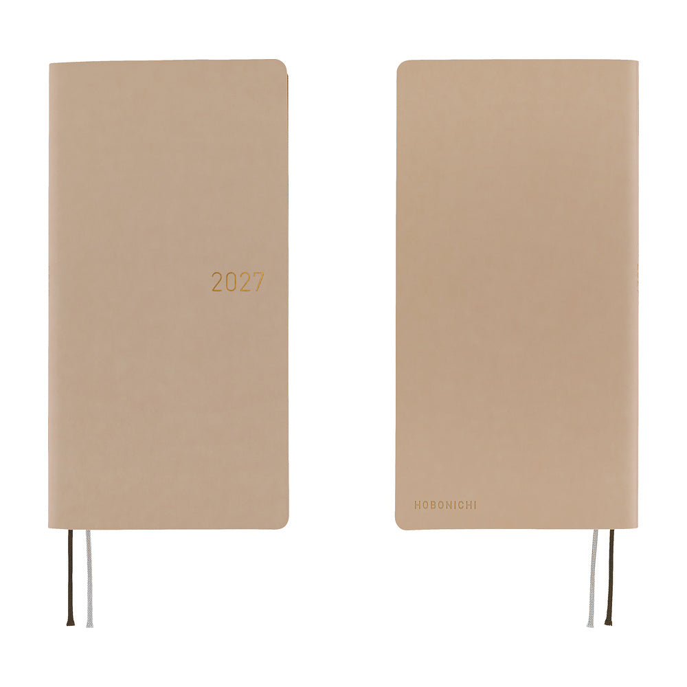 Agenda Hobonichi Techo Weeks – Smooth Café au Lait 2027