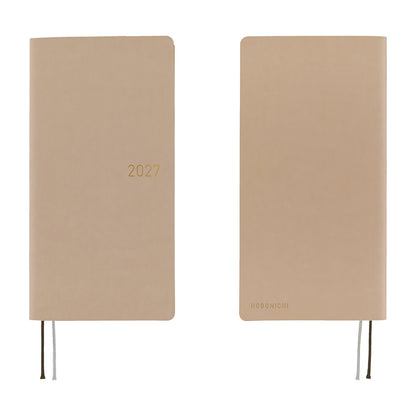 Agenda Hobonichi Techo Weeks – Smooth Café au Lait 2027